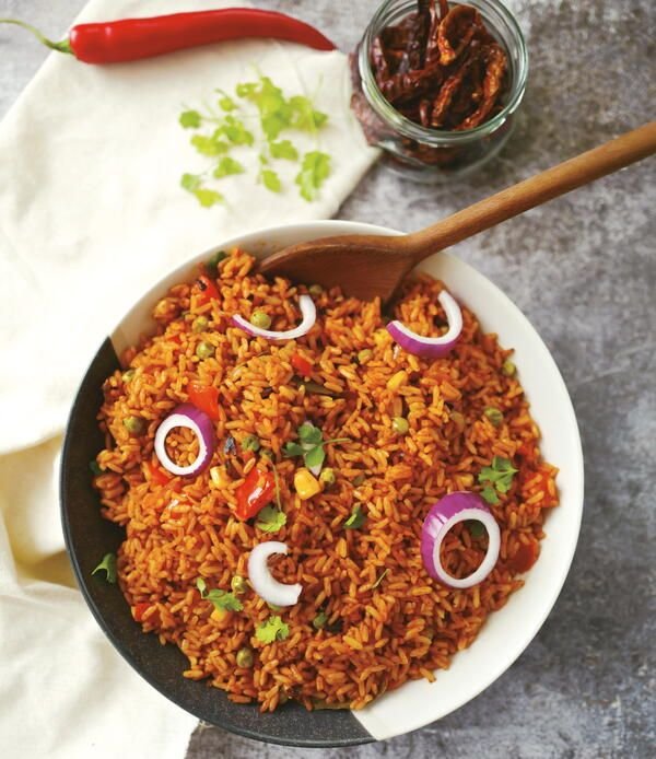 Smoky spicy jellof rice